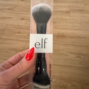 ELF Dual-Ended Makeup Brush - Black and White